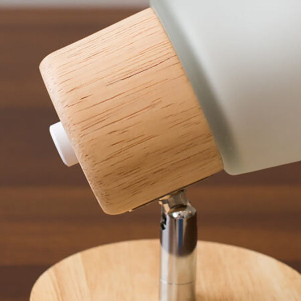 Nordische einfache Glaskegel-Holz-Reißverschluss-Wandleuchte mit 1 Licht 