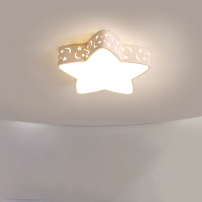 Cartoon Creative Star Shape LED Unterputz-Deckenleuchte 