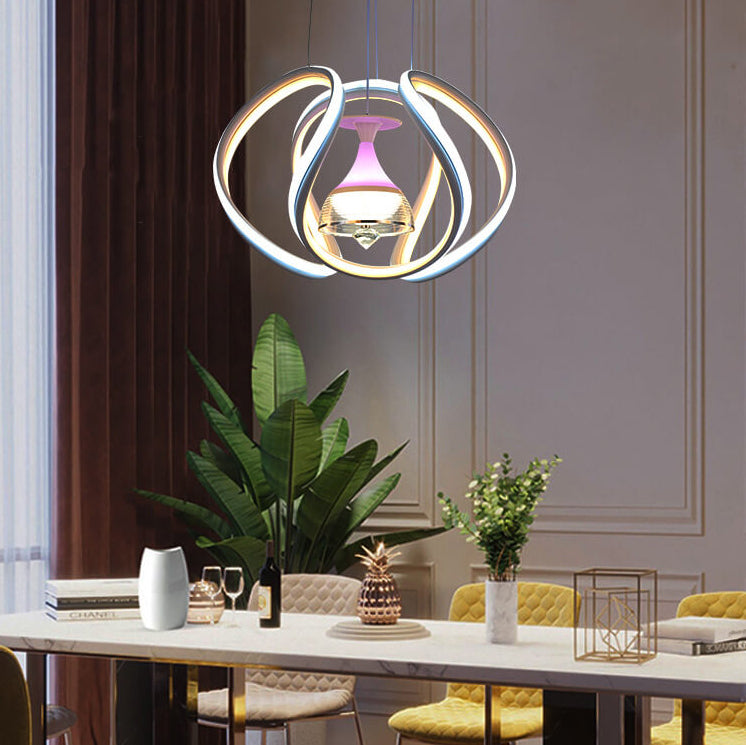 Nordic Creative Line Combination LED Chandelier