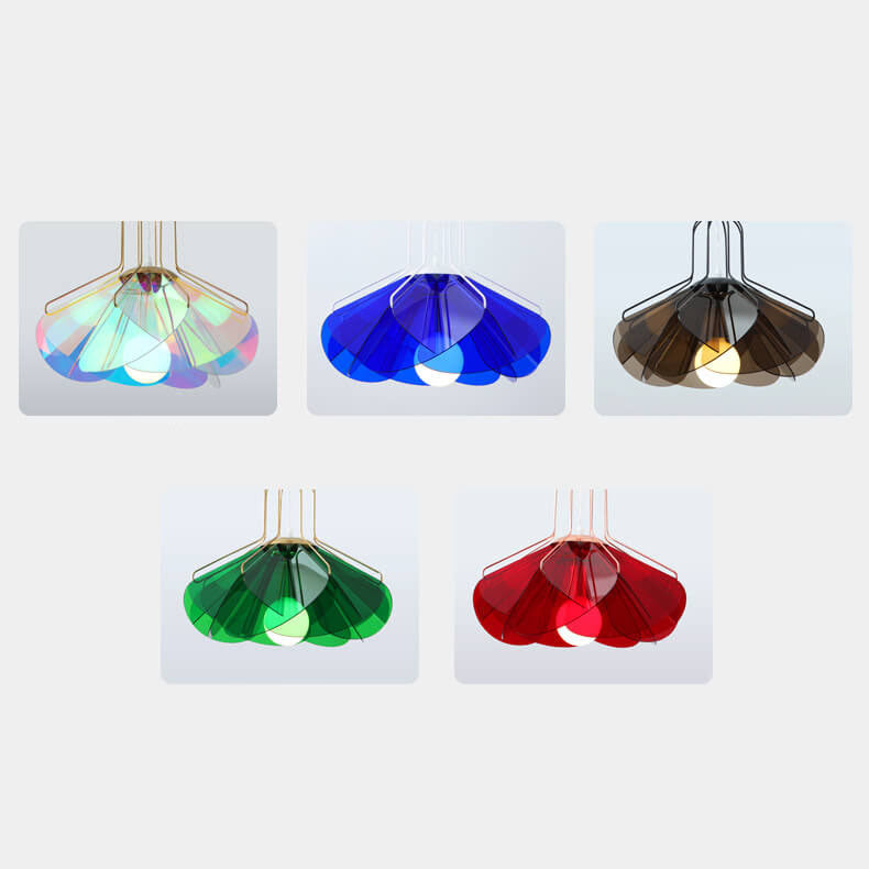 Modern Rose Petal  1-Light LED Pendant Light