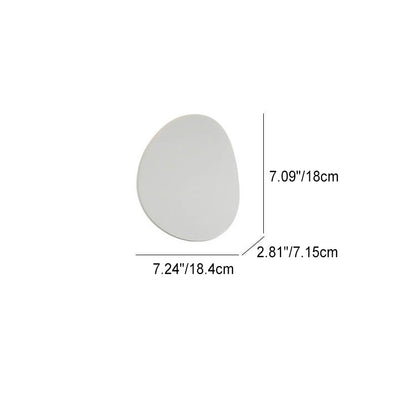 Minimalist Round 1-Light LED Indoor Outdoor Wall Sconce Lamp