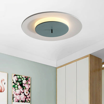 Nordic Round UFO Shape LED Flush Mount Ceiling Light