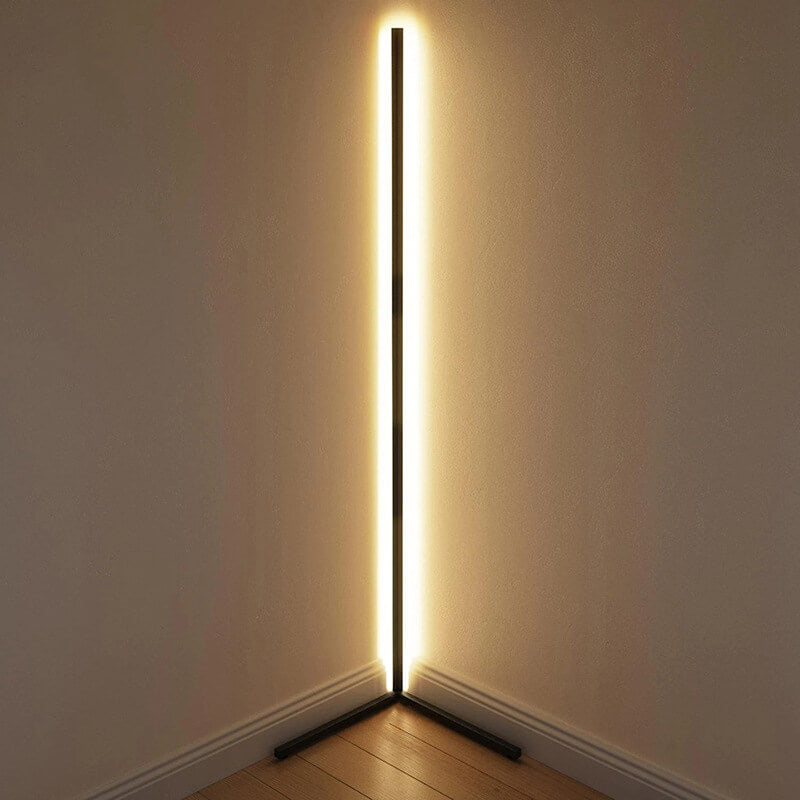 Straight Corner 1-Light LED Floor Lamps