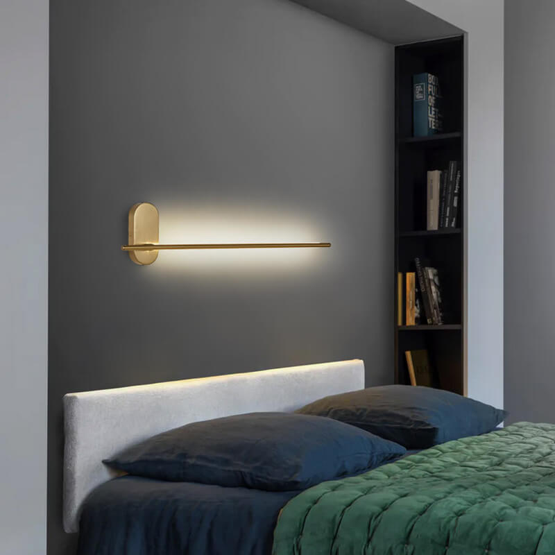 Minimalist Metal Needle 1/2-Light LED Wall Sconce Lamp