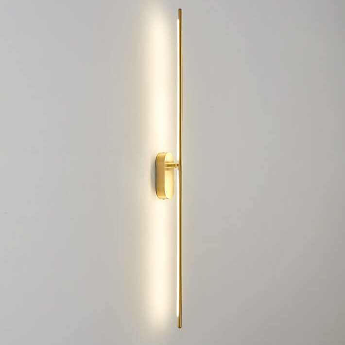 Minimalist Metal Needle 1/2-Light LED Wall Sconce Lamp