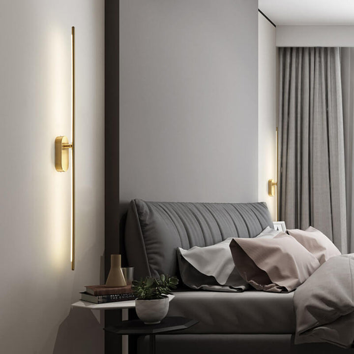 Minimalist Metal Needle 1/2-Light LED Wall Sconce Lamp