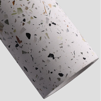 Modern Terrazzo 1-Light Cylinder Shape Pendant Light