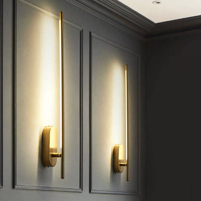 Minimalist Metal Needle 1/2-Light LED Wall Sconce Lamp
