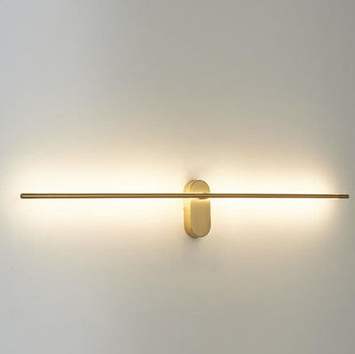 Minimalist Metal Needle 1/2-Light LED Wall Sconce Lamp