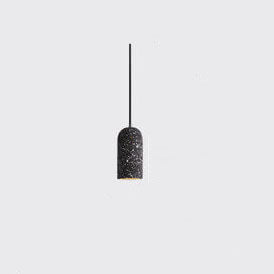 Modern Terrazzo 1-Light Cylinder Shape Pendant Light