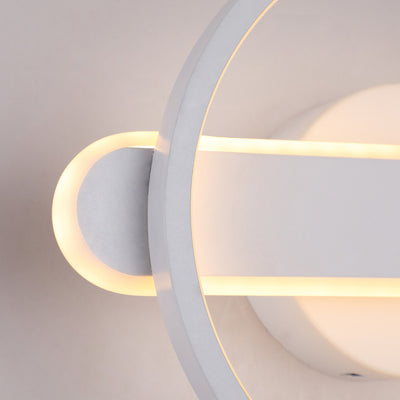 مصباح جداري متعدد الأغراض بتصميم إبداعي من الألومنيوم الصناعي مع ضوء LED 