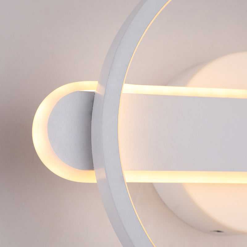 مصباح جداري متعدد الأغراض بتصميم إبداعي من الألومنيوم الصناعي مع ضوء LED 
