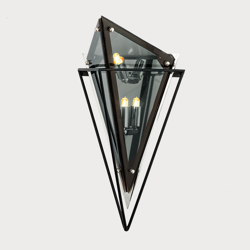 Applique Murale Moderne Créative en Verre Triangle 1-Lumière 