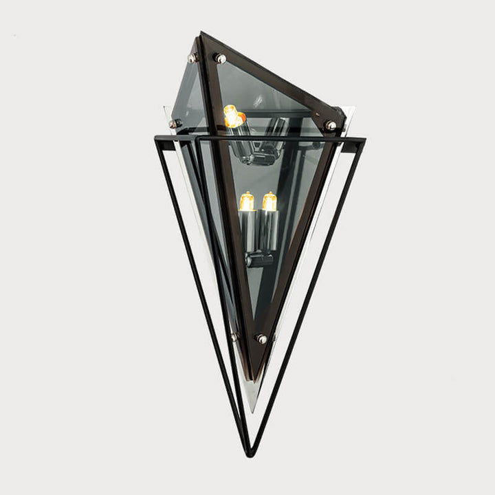 Applique Murale Moderne Créative en Verre Triangle 1-Lumière 