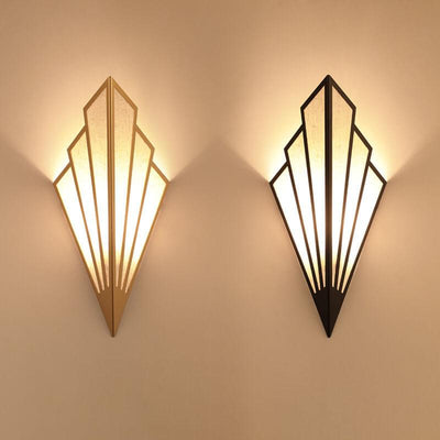 Modern Creative Linen Scalloped Shade 1-Light Wall Sconce Lamps