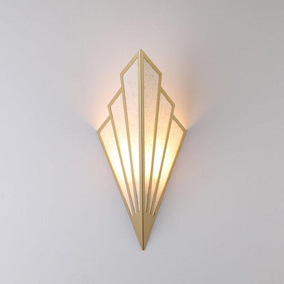 Modern Creative Linen Scalloped Shade 1-Light Wall Sconce Lamps