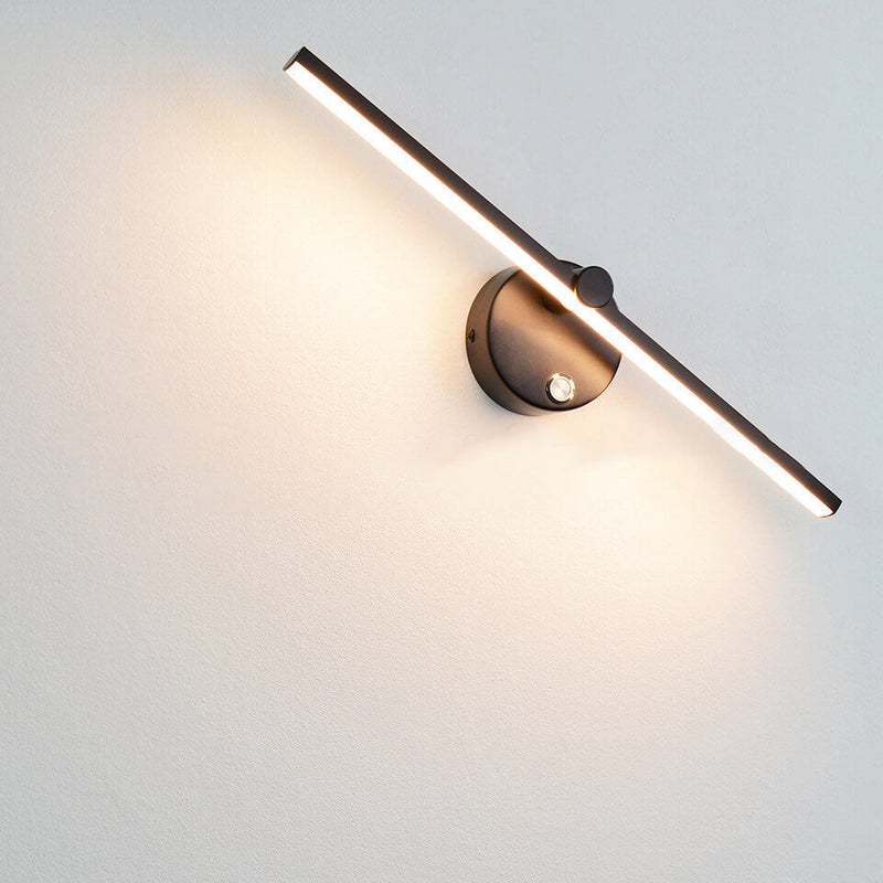 مصباح حائط LED بمفتاح شريط طويل من الألومنيوم بأسلوب الشمال البسيط 