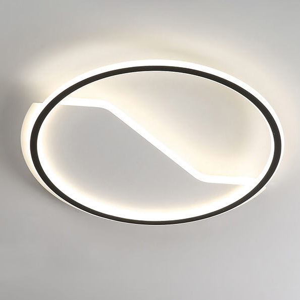 Nordic Modern Simple Round Creative LED Flush Mount Light