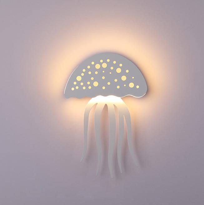 Modern Creative 1-Light LED Jellyfish Wall Lamp