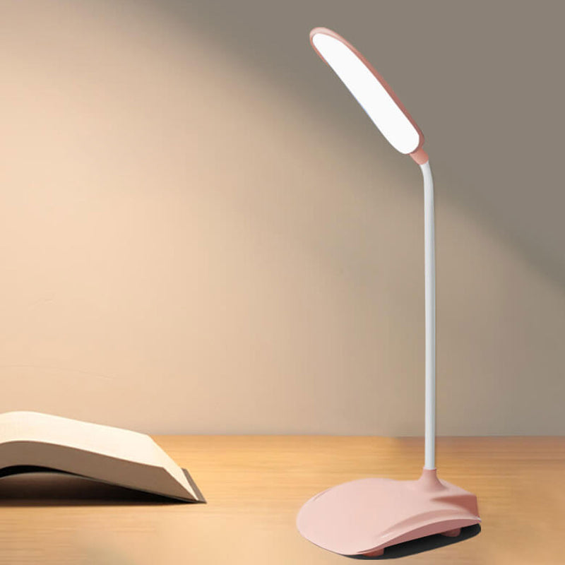 Lampe de bureau tactile LED rechargeable colorée et pliable créative 