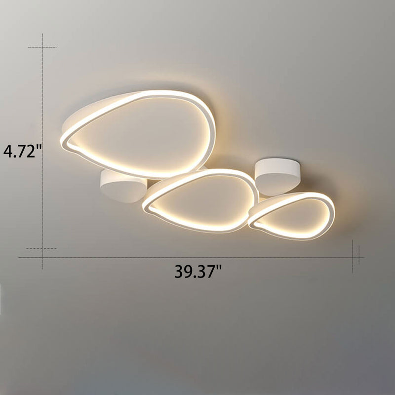 Nordic Minimalist Oval Design Acryl LED Deckeneinbau-Deckenleuchte