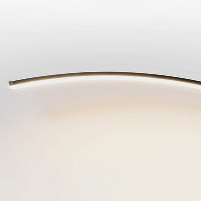 Nordic Modern Minimalist Fishing Rod Hardware Aluminum Acrylic LED Standing Floor Lamp