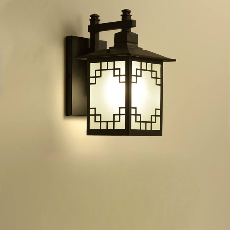 Chinese Outdoor Waterproof 1-Light Garden Light Wall Sconce Lamp