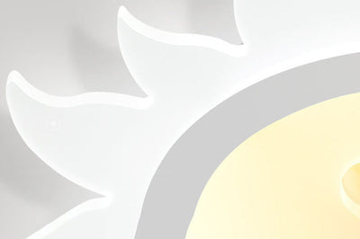 ضوء السقف المثبت بسطح LED على شكل شمس مبتسمة كرتونية إبداعية 