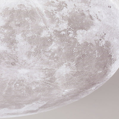 Nordischer minimalistischer Mond runde Acryl LED-Deckenleuchte 