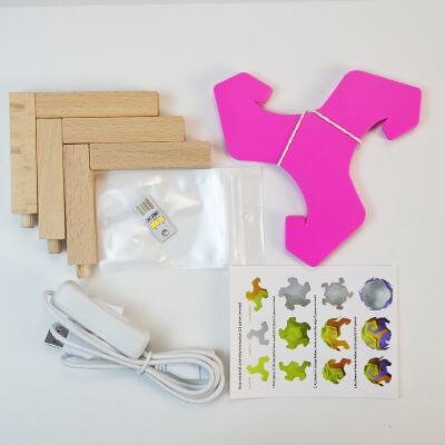 DIY Mondlampe LED Nachtlicht USB Dekorative Tischlampe 