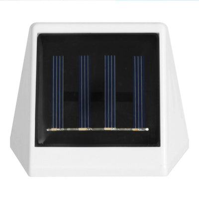 مصباح حائط شمسي LED بلاستيكي مقاوم للماء للاستخدام الخارجي 