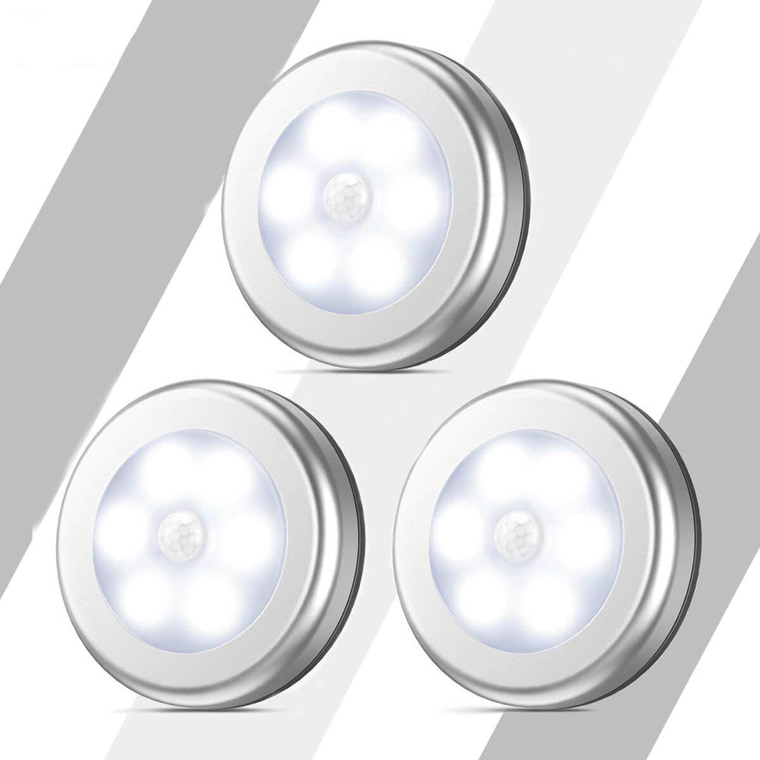 Lampe murale à LED ronde avec détection intelligente du corps humain 