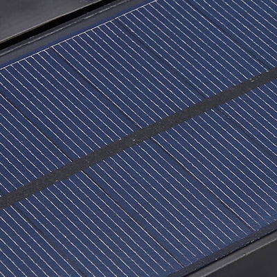 Lámpara de Aplique de Pared LED de Control Remoto Solar de Vidrio de Aleación de Aluminio para Exteriores 