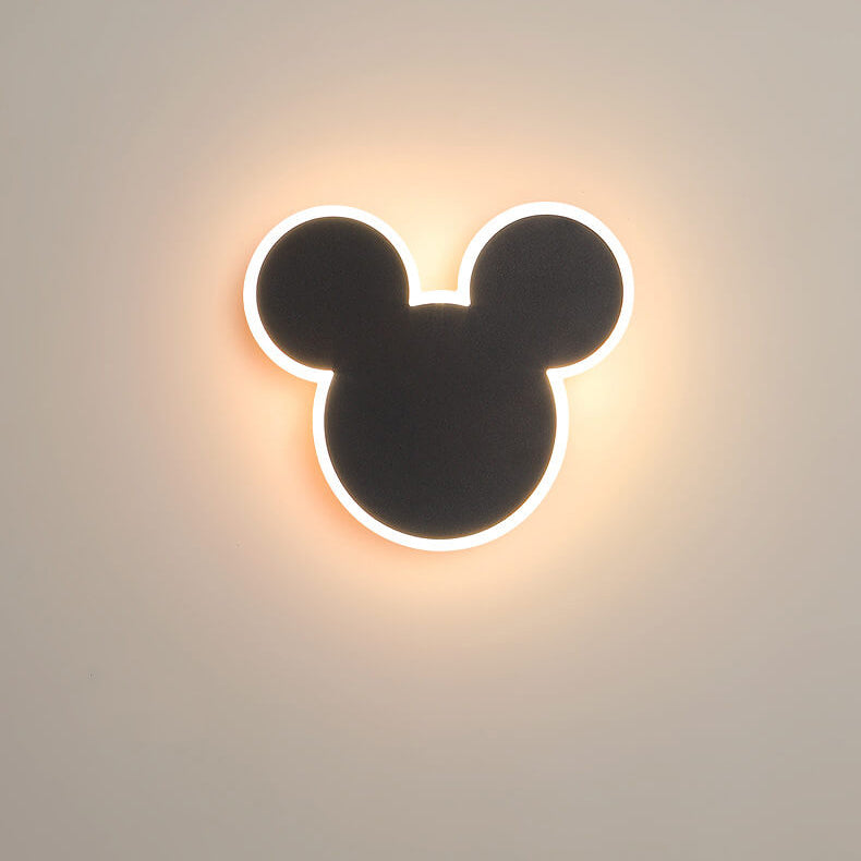 مصباح حائط LED على شكل فأر وأرنب كرتوني إبداعي 
