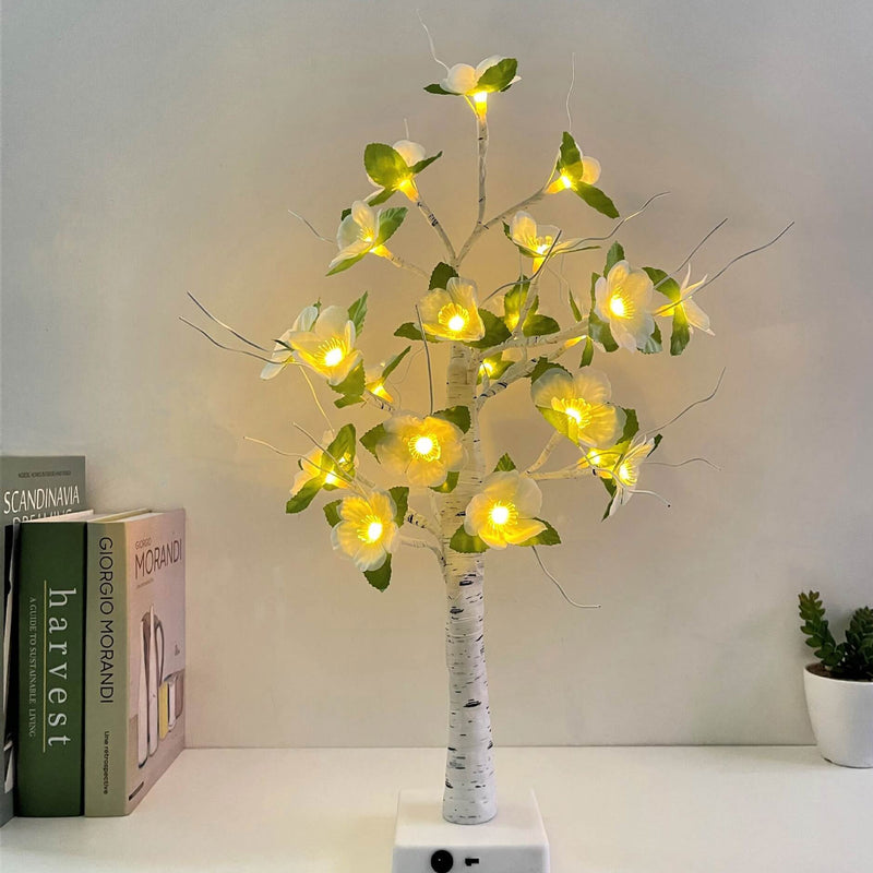 شجرة محاكاة إبداعية مصباح طاولة زينة LED 