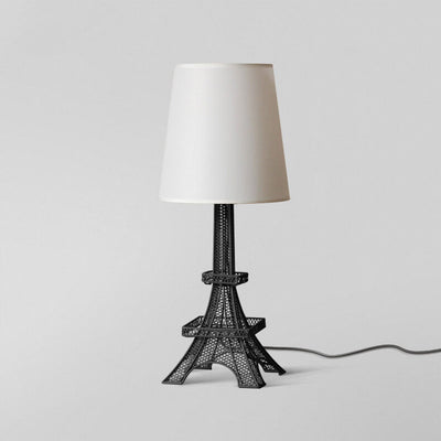 Modern Creative Eiffel Tower Fabric 1-Light Table Lamp