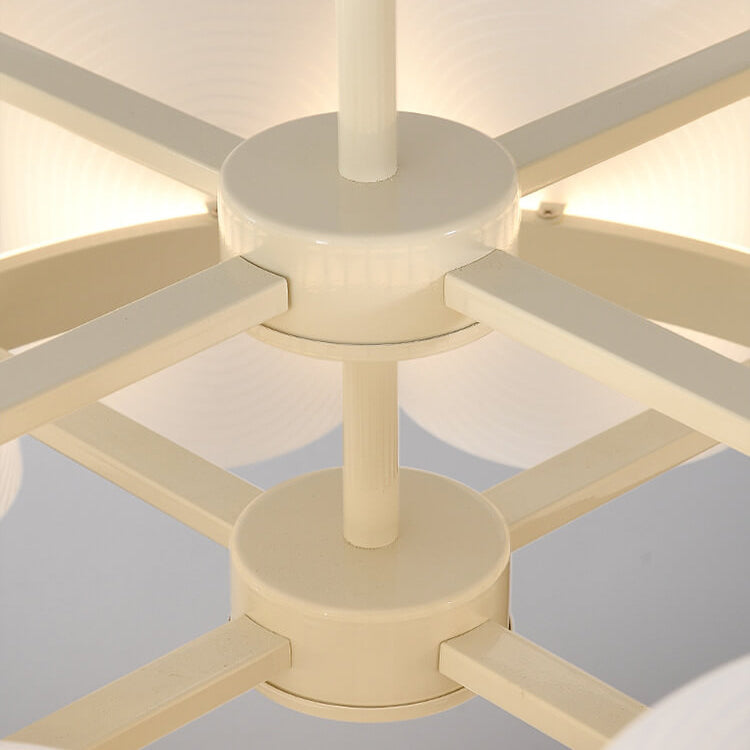Moderne kreative runde rechteckige Eisen-Aluminium-PMMA-LED-Insel-Licht-Kronleuchter 