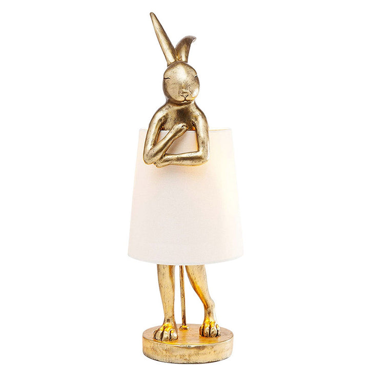 Nordic Apron Rabbit Harz 1-flammige Tischlampe