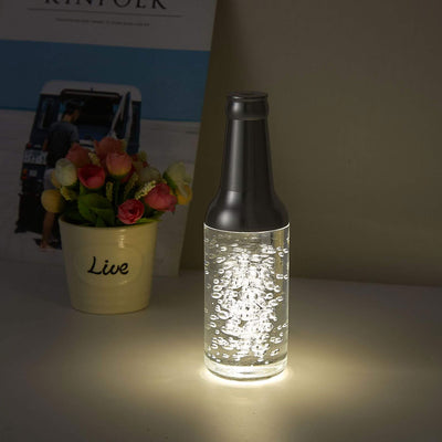 Lampe de table LED décorative tactile rechargeable Creative Luminous Wine Bottle 