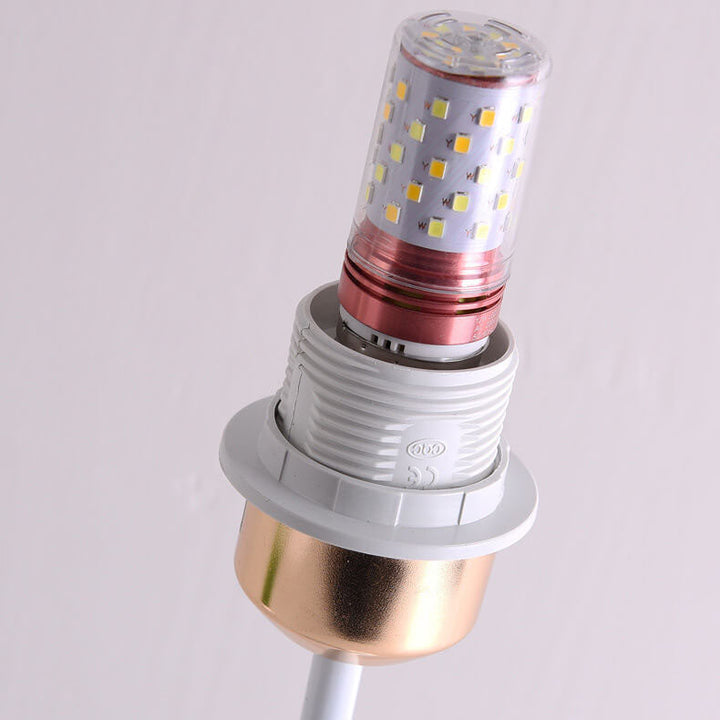 Moderne minimalistische Plissee-Regenschirm-Biegebasis 1-Licht-Tischlampe