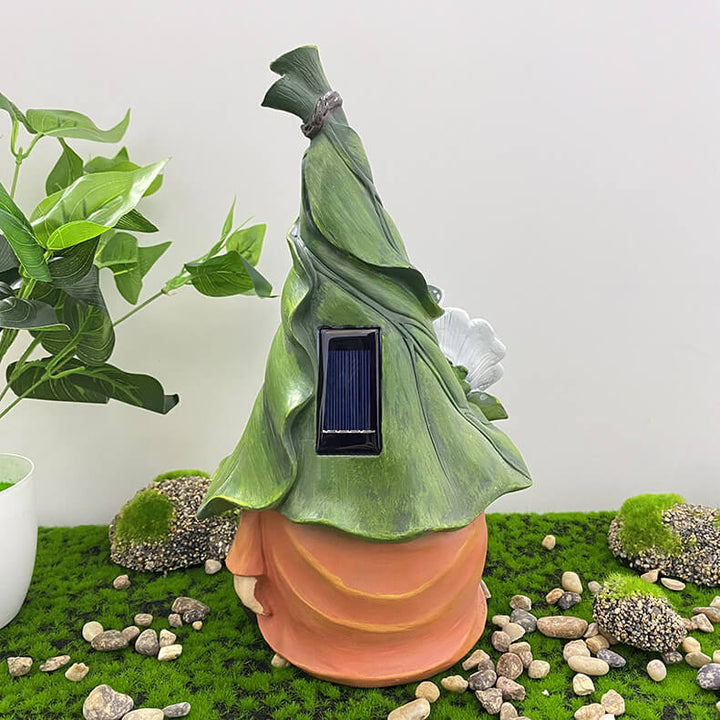 Luz de Paisaje Exterior LED de Resina de Flor Enana Solar 
