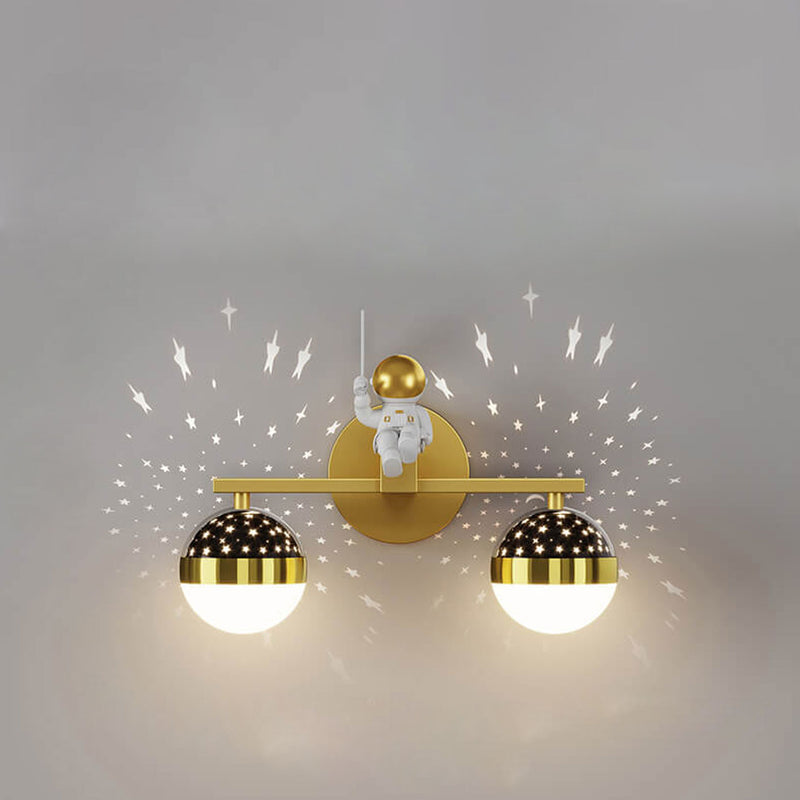 Nordic Creative Astronaut Planet Spotlight LED Wall Sconce Lamp