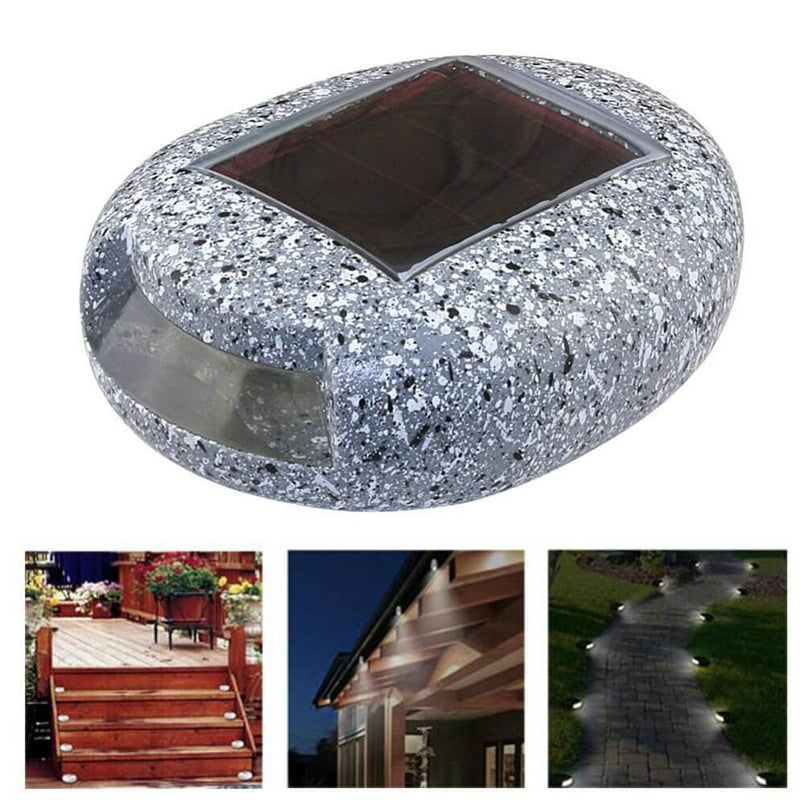 Outdoor Solar Resin Imitation Stone LED Buried Light