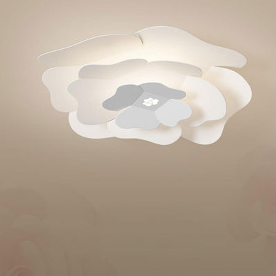 Creative Simple Three-layer Petal Overlap Design LED Flush Mount Light