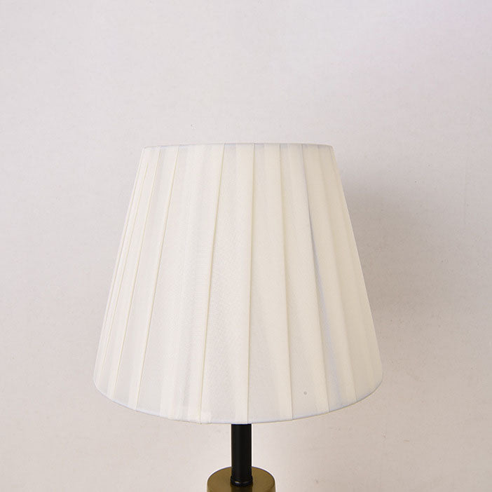 Lampe de table 1 lumière en tissu de fer minimaliste nordique 