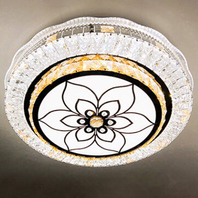 Nordic Light Luxury Round Design Multi-Style LED Flush Mount Light