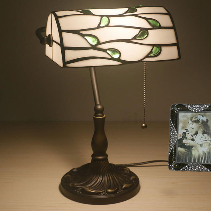 Vintage Tiffany Lucite Perlen Design 1-Licht Tischlampe 