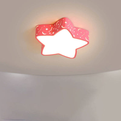 Cartoon Creative Star Shape LED Unterputz-Deckenleuchte 