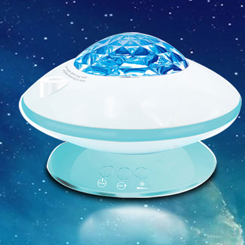 Lampe de projection étoilée Aurora LED USB à trois vitesses rotative avec gradation 