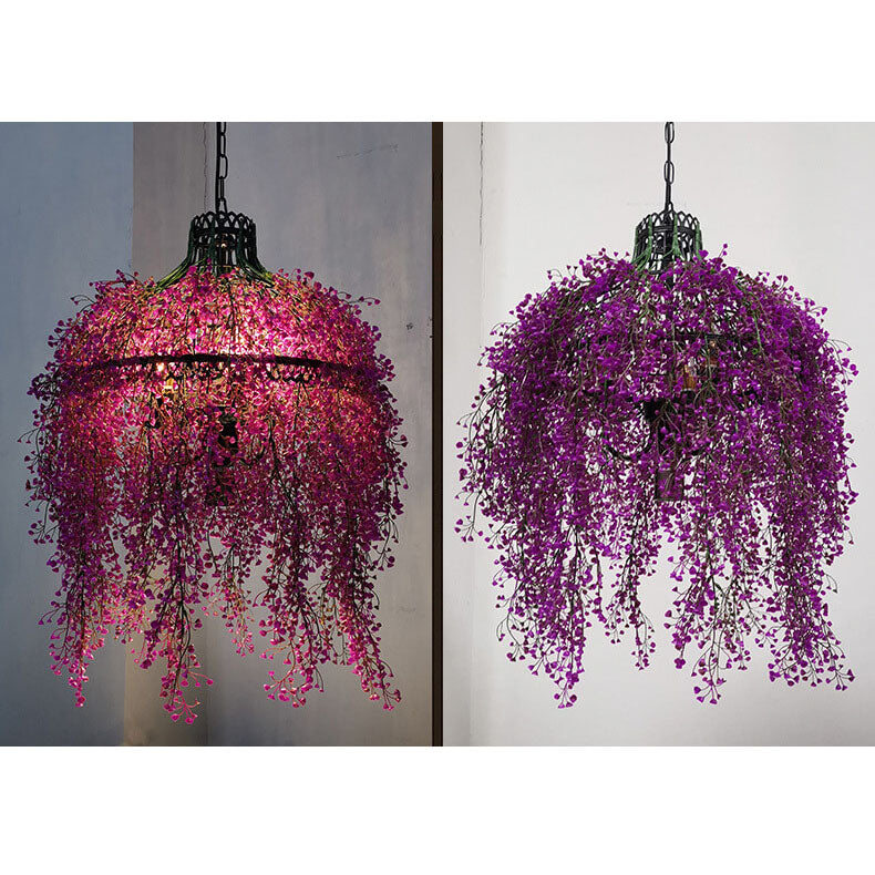 Creative Plant Vine Decorative 3-Light Chandelier